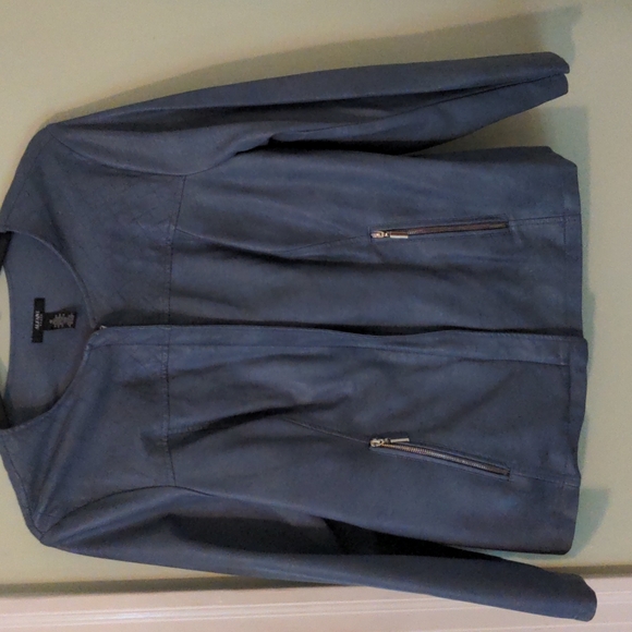 Alfani 1X Blue/Gray Woman's Jacket - Picture 3 of 17